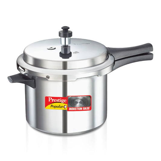 Prestige Popular Plus Induction Base Aluminium Outer Lid Pressure Cooker 5 Litres - 10203