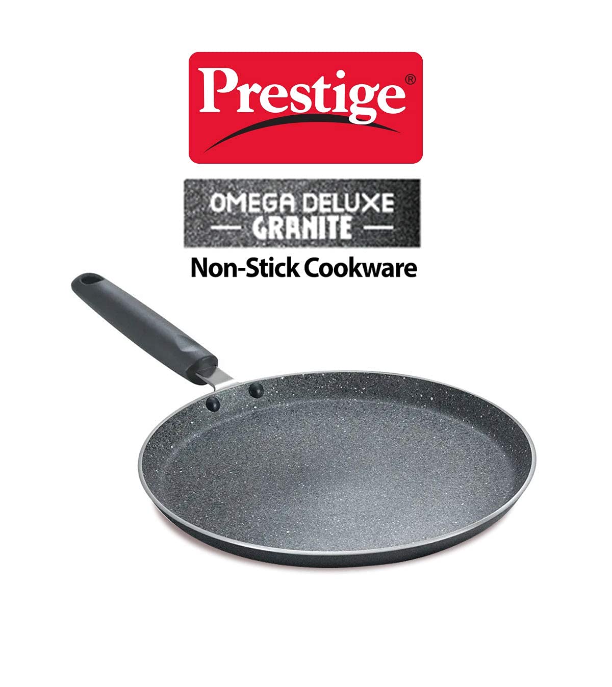 Prestige Omega Deluxe Granite Non-stick Round Base Omni Tawa 280mm - 36302