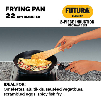 Hawkins Futura 2 Pieces Non Stick Cookware Set No. 5 - 26cm Tava and 22cm Frying Pan - NSET5