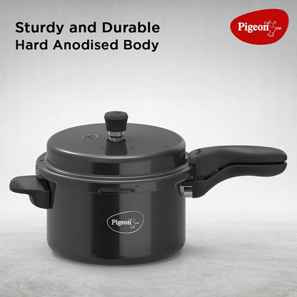 Pigeon Titanium Hard Anodized Aluminium Outer Lid Pressure Cooker 5 Litres - 12294