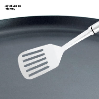 Prestige Omega Deluxe Non-stick Omni Tawa 300mm Red - 36719