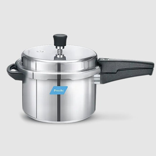 Preethi Pressure Cooker Outer Lid Aluminium 5 Litres Non Induction Base - PC 002