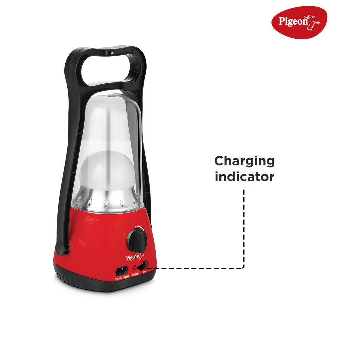 Pigeon Lumino LED Emergency Rechargeable Lamp with 1600 mAH and 50 Hours Backup - 12136