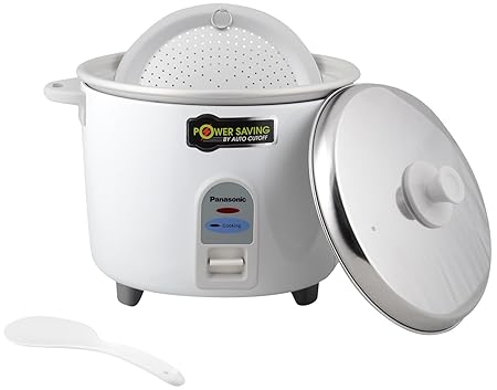 Panasonic SR-WA18-E 1.8 Liters | 660 Watts Rice Cooker, White