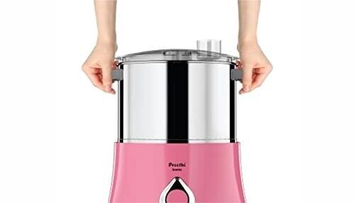 Preethi Iconic 2 Litre Table Top Wet Grinder with Bi-Directional Grinding Technology (Pink) - WG 908