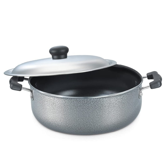 Prestige Omega Select Plus Residue Free Non-Stick Sauce Pan With Lid, 20cms | 3.4 Litres- 30724