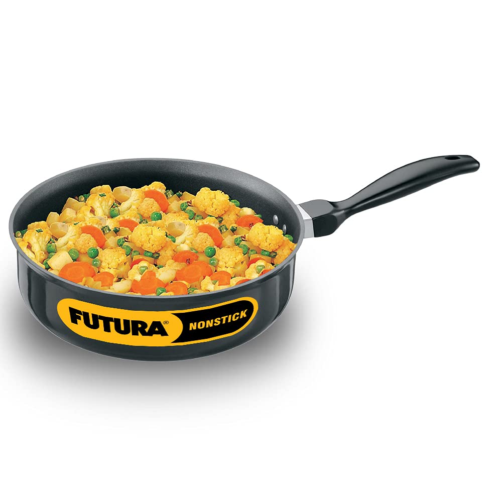 Hawkins Futura Nonstick Curry Pan (Saute Pan) 3.25 Litres | 24 cm, 3.25 mm - NCP 325