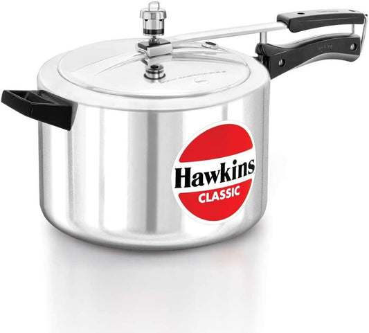 Hawkins Classic 8 Litres Wide Aluminium Inner Lid Pressure Cooker - CL8W