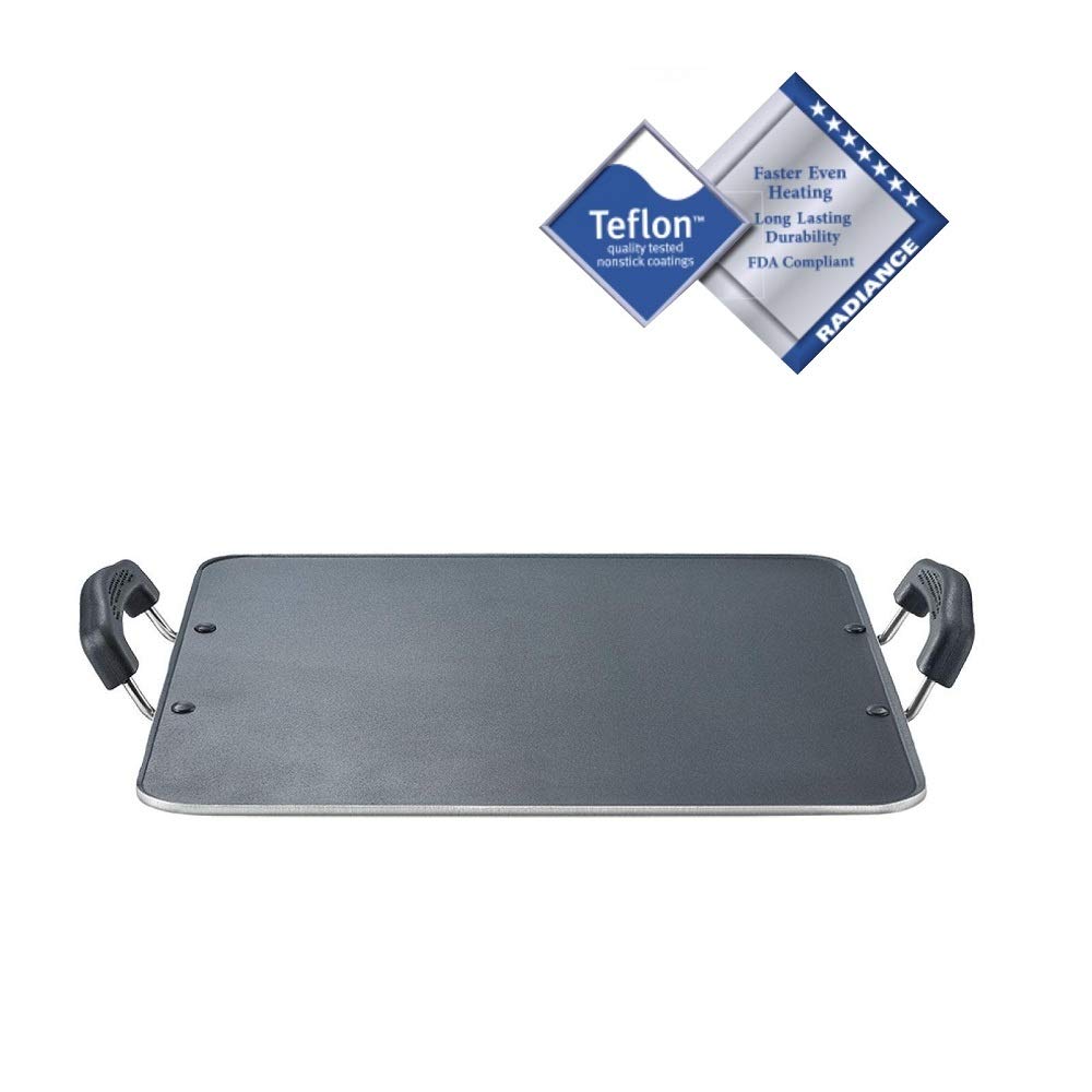 Prestige Omega Select Plus Non-Stick Aluminium Square Pathri Tawa 310mm - 30745