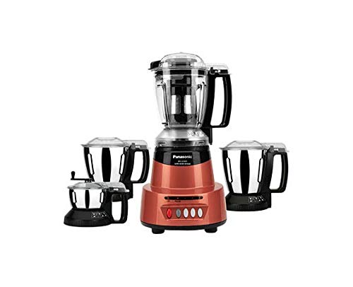 Panasonic MX-AV 425 Mixer Grinder 600 Watts 4 Jars - Rustic Red