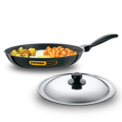 Hawkins Futura Non-stick Fry Pan With Stainless Steel Lid 30cms, 3.25mm - NF 30S