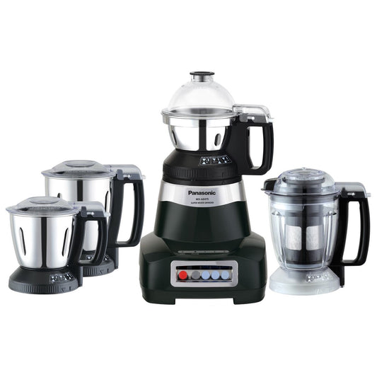 Panasonic MX-AE 475 Mixer Grinder 750 Watts 4 Jars - Black