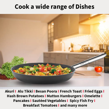 Hawkins Futura Non-stick Fry Pan With Steel Handle 30cms, 3.25mm, Induction Base - INFS 30