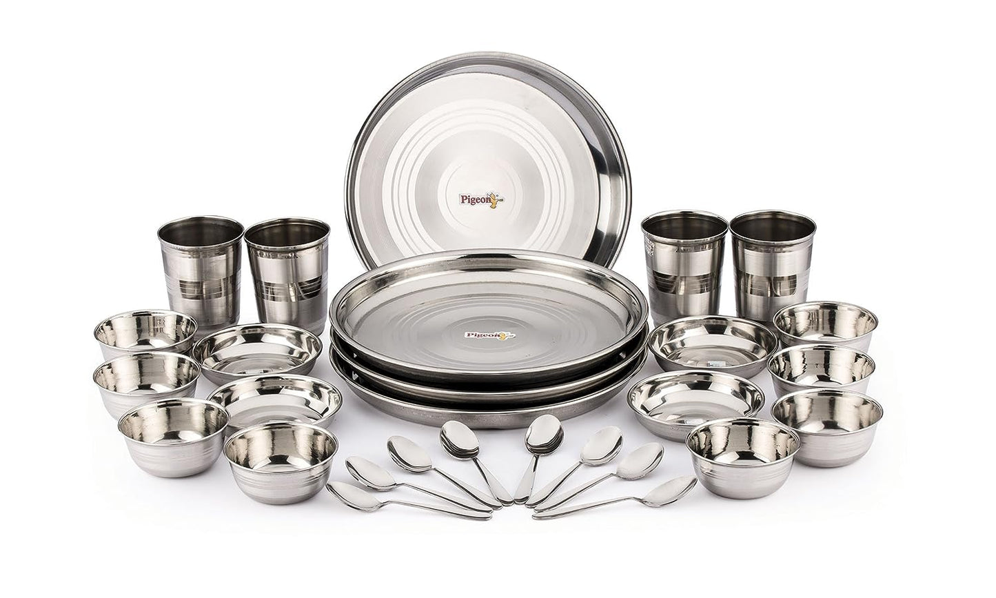 Pigeon Royal Stainless Steel 28 Pcs Lunch Set - 50004