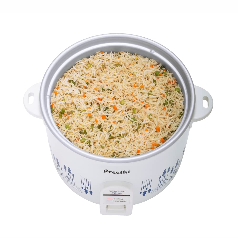 Preethi Glitter Electric Cooker 1.8 Liters with Single Pan - RC 323