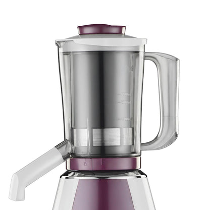 Preethi Taurus MG-217 750-Watt Mixer Grinder with 4 Jars (White/Dark Violet)