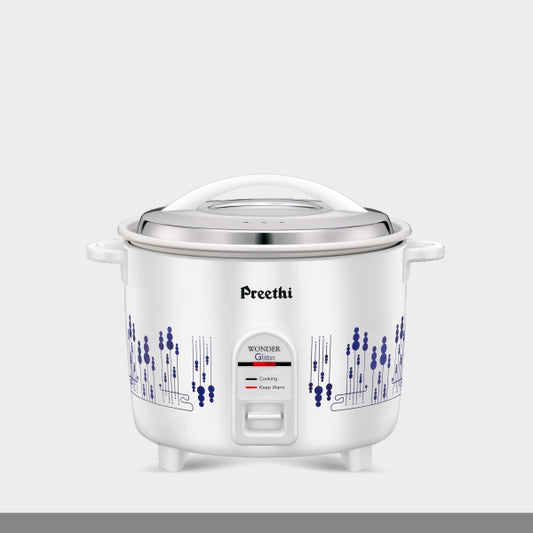 Preethi Glitter 1.0 Litres Single Pan Electric Rice Cooker - RC 322