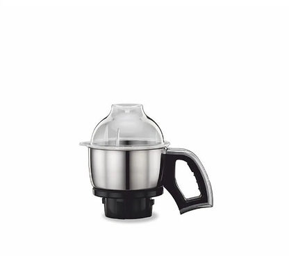 Preethi Steele 110 Volts Mixer Grinder, 550 watt, 3 Jars (Silver/Black) - MG 206