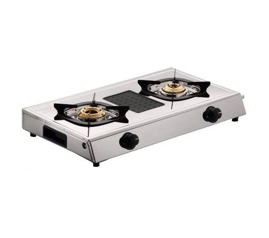 Butterfly Matchless Stainless Steel Gas Stove | Manual Ignition