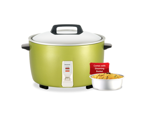 Panasonic SR-942D (2P) Automatic Rice Cooker Warmer With Additional Cooking Pan - Apple Green