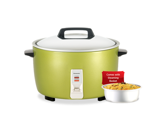 Panasonic SR-942D (2P) Automatic Rice Cooker Warmer With Additional Cooking Pan - Apple Green