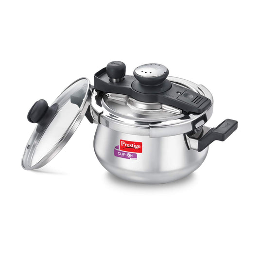 Prestige Svachh Clip-on Stainless Steel Outer Lid Pressure Handi 3 Litres - 20236