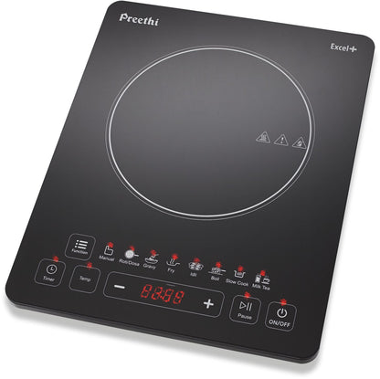 Preethi Excel Plus IC 117 1600-Watt Induction Cooktop (Black)