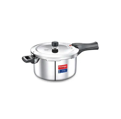 Prestige Svachh Triply Outer Lid Pressure Cooker with Unique Deep Lid for Spillage Control, 5 Litres - 20703