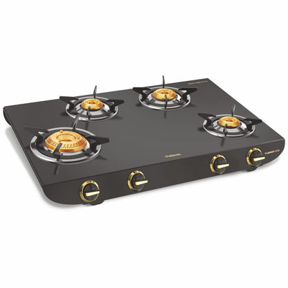 Vidiem Tusker Gold Glass Top Gas Stove