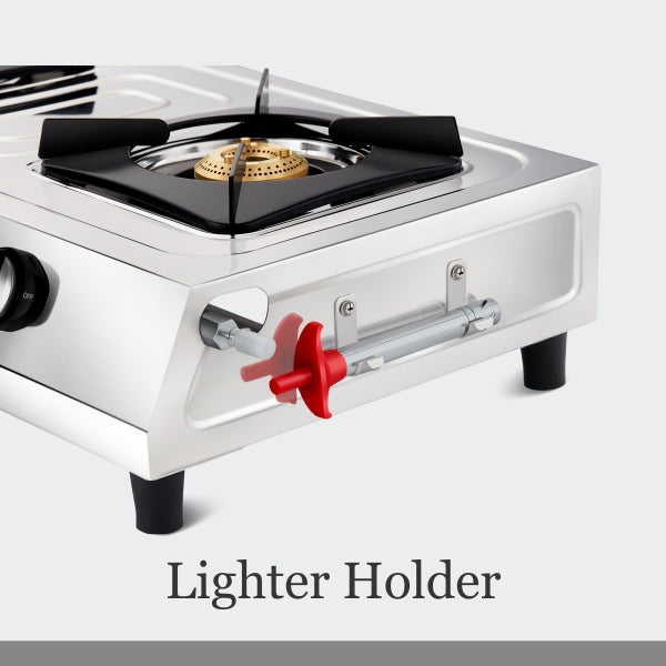 Preethi Storm 1 Burner Stainless Steel Gas Stove - SSGS 006