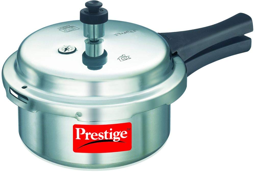 Prestige Popular Aluminium Outer Lid Pressure Cooker, 2 Litres - 10000