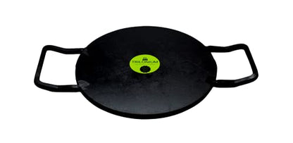 Pre-Seasoned Cast Iron Traditional Flat Tawa 6mm Thickness