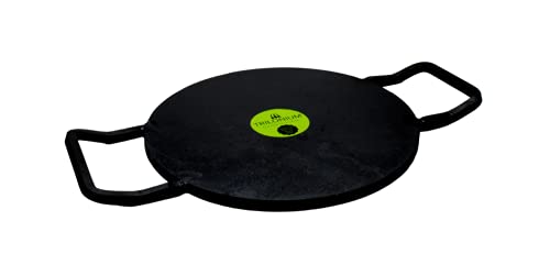 Pre-Seasoned Cast Iron Traditional Flat Tawa 6mm Thickness