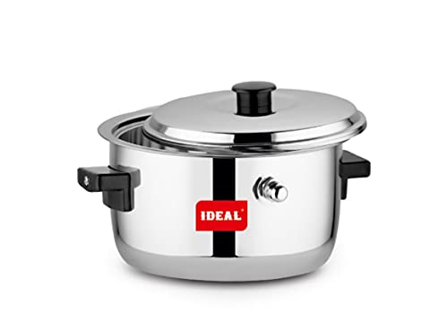 Ideal Stainless Steel Cookware Milk Boiler, Silver