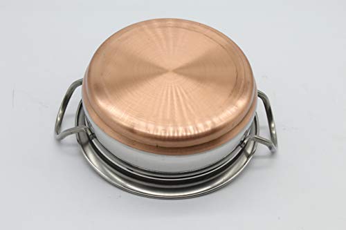 Stainless Steel Copper Dish Set 3 Pcs