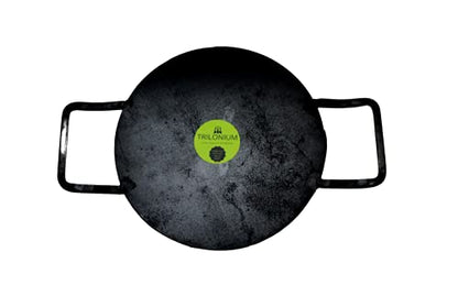 Pre-Seasoned Cast Iron Traditional Flat Tawa 6mm Thickness