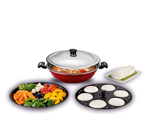 Ideal Non Stick Cookware Hybrid Kadai, 270 Mm