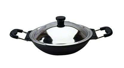 Nonstick Appam Pan | Appachetty with Stainless Steel Lid 22 cm