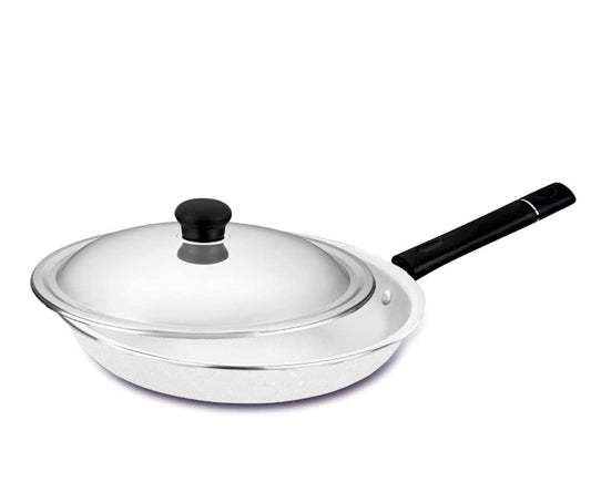 Ideal Aluminium Cookware Fry Pan, Silver