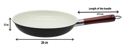 Ceramic Carbon Steel | Light Weight Iron Fry Pan