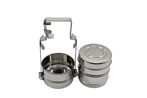 Stainless Steel 3 Tier Lunch Carrier | Tiffin Box - Tall