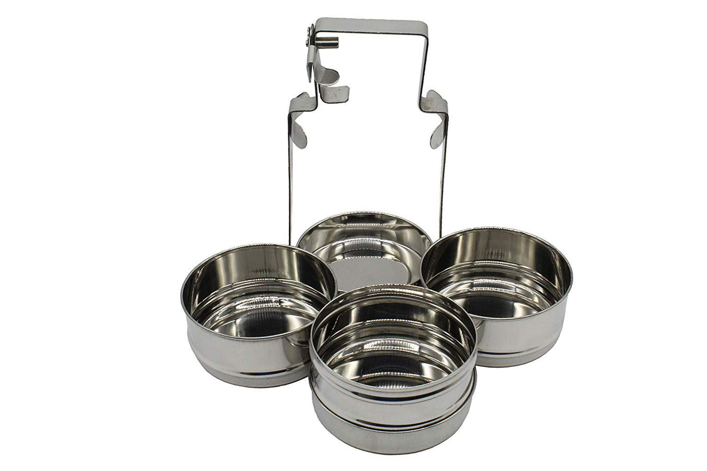 Stainless Steel 3 Tier Lunch Carrier | Tiffin Box - Wide