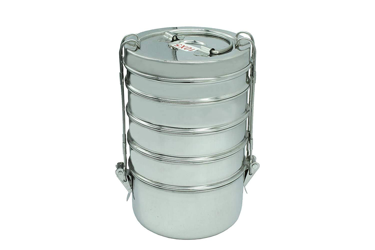 Stainless Steel Lunch Box | Tiffin Box 5 Tier (Size: 10x5)