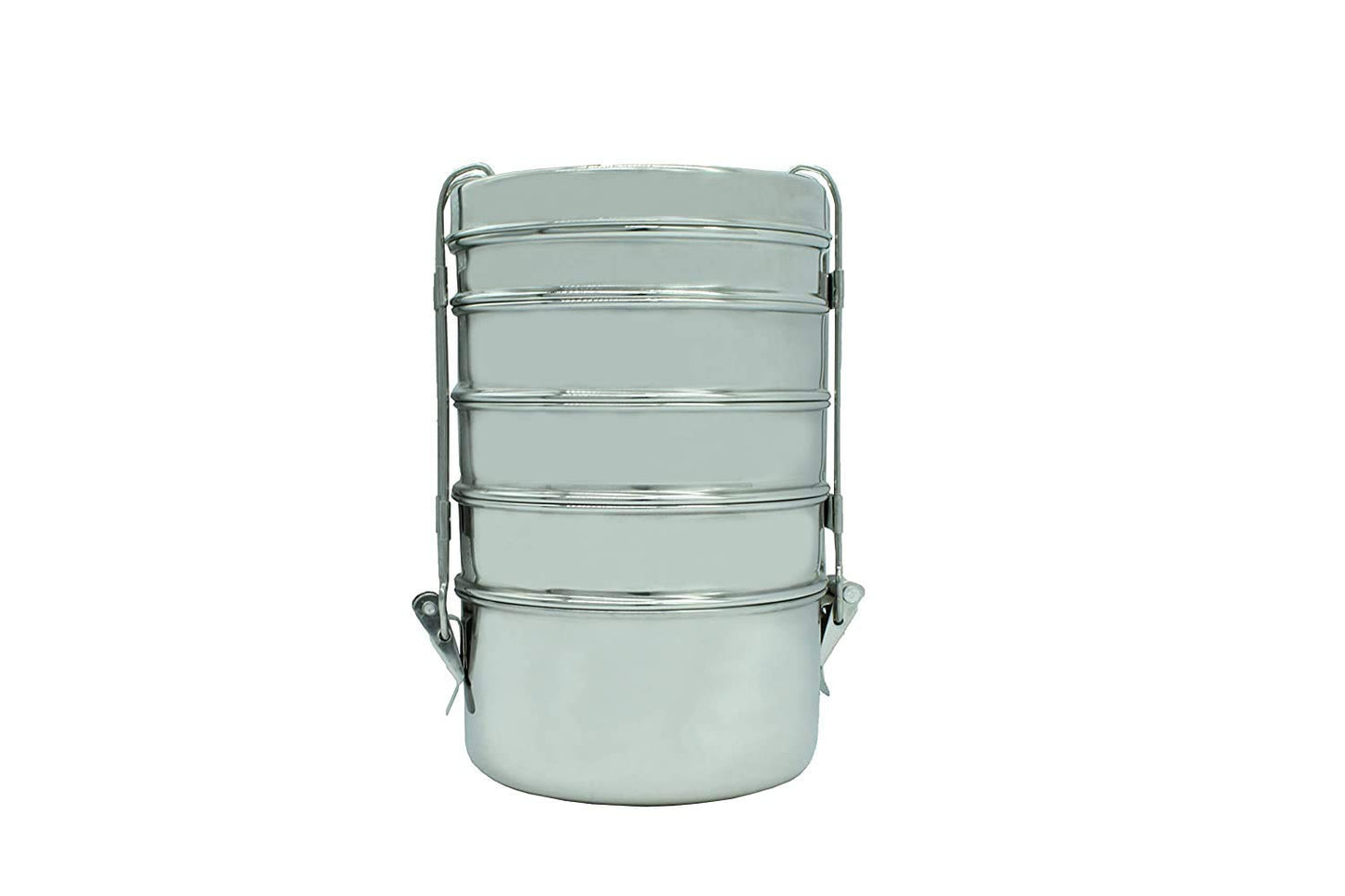 Stainless Steel Lunch Box | Tiffin Box 5 Tier (Size: 10x5)