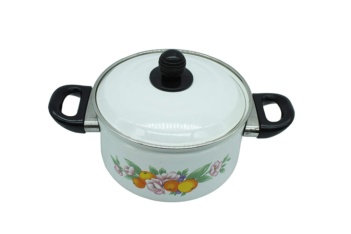 Carbon Steel Enamel Pot 2500ml (White)