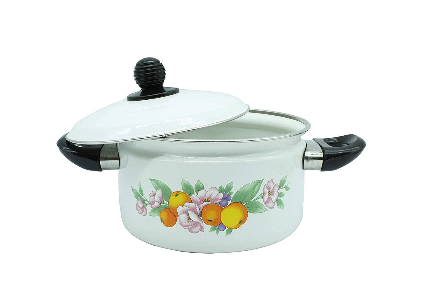 Carbon Steel Enamel Pot 2500ml (White)