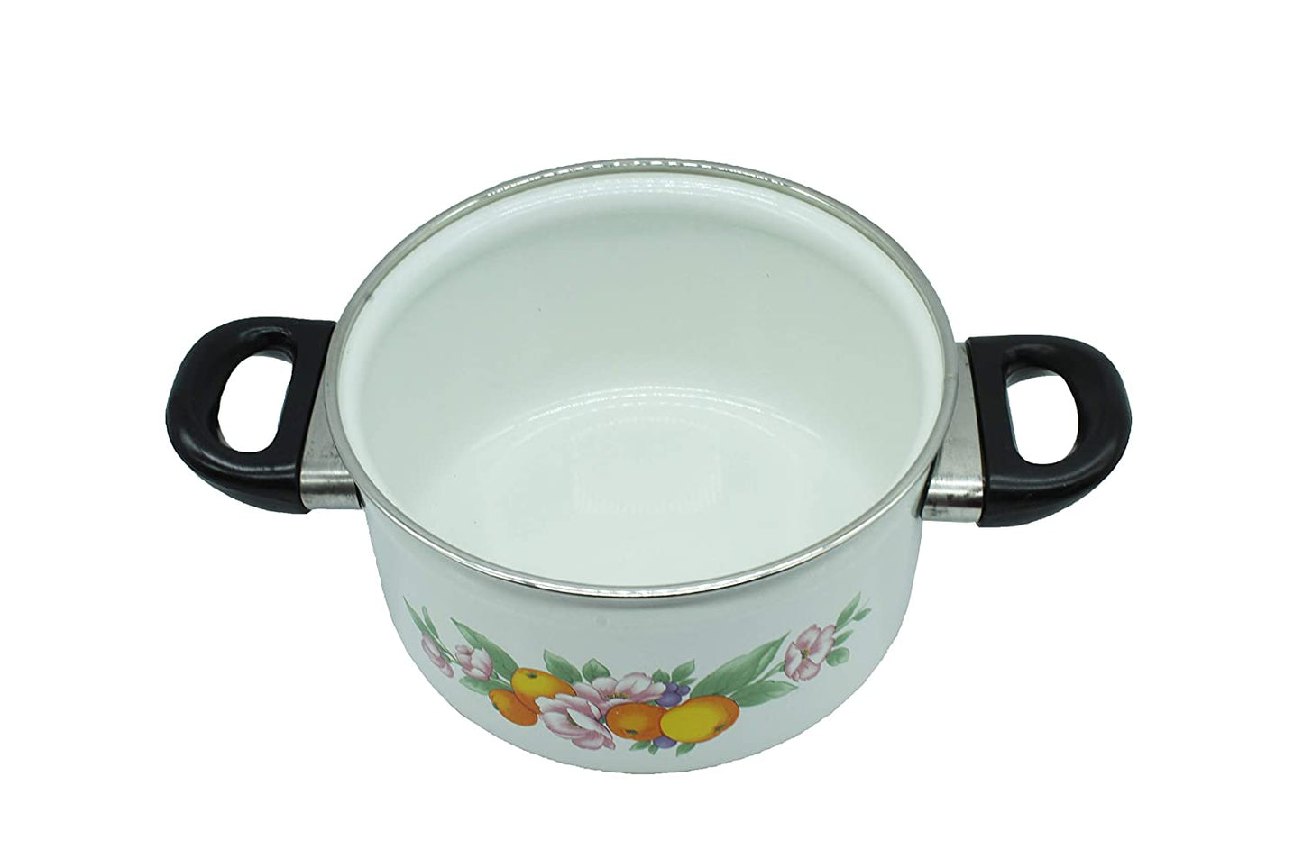 Carbon Steel Enamel Pot 2500ml (White)