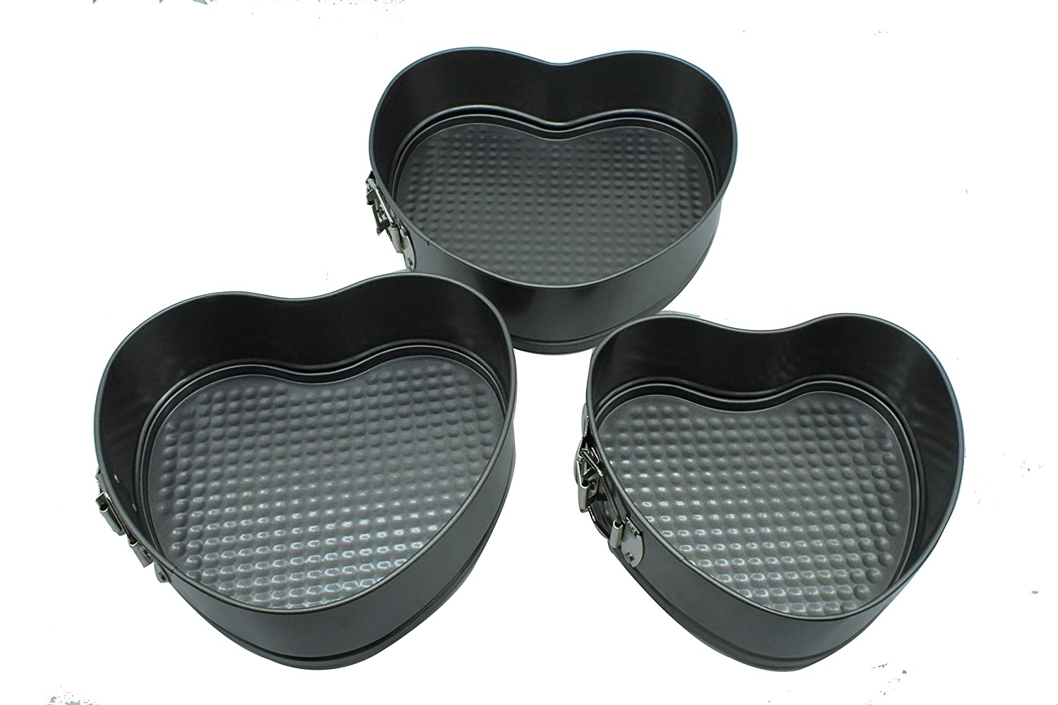 Drunna Spring Form Heart, Round, and Square Shape Cake Moulds for Baking  Non-Stick Cake Tins/Pan/Trays for Oven, and Cooker with Removable Base  Aluminium Cake Mould 1 Price in India - Buy Drunna