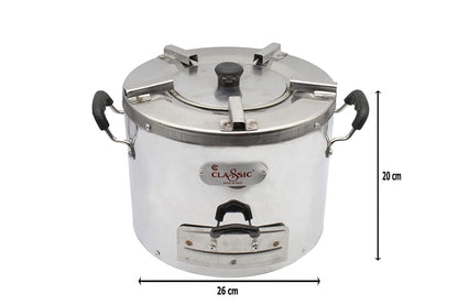 Classic Stainless Steel Charcoal Camp Stove