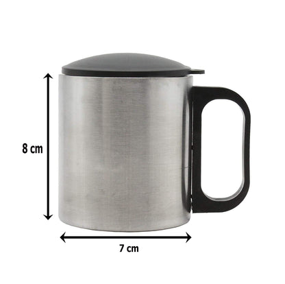 Double Walled Stainless Steel Coffee Cups | Mugs with Lid